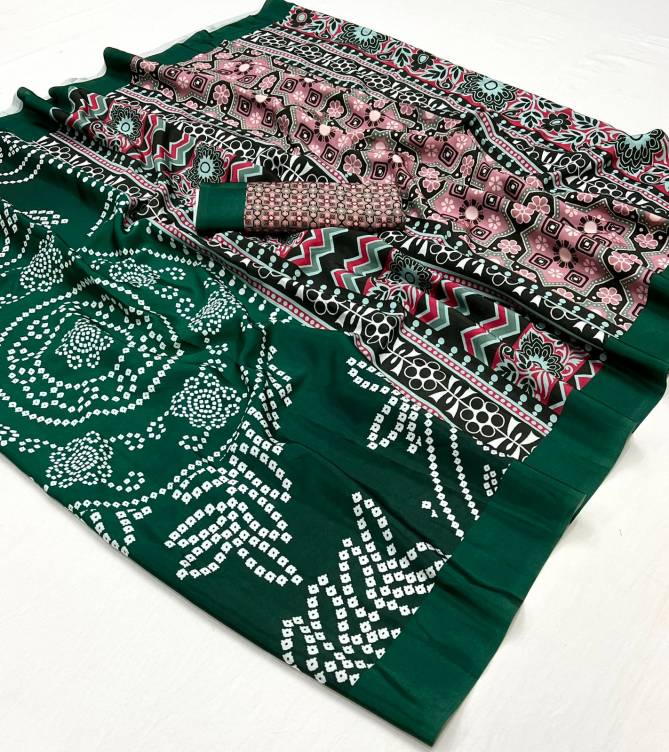 kernias By Rajbeer Crepe Silk Printed Saree Suppliers In India